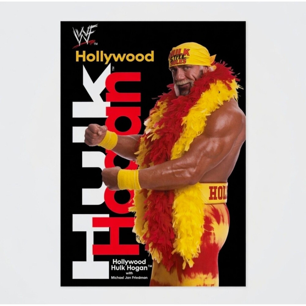 Hollywood Hulk Hogan WWE Hardcover Book 2002 | Terry Bollea Biography Wrestling